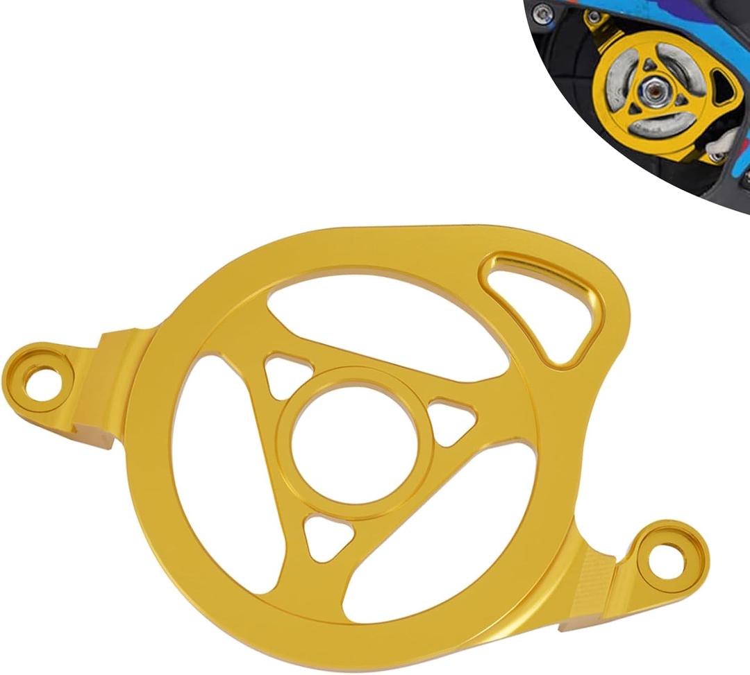 JFG RACING Engine Case Saver Cover for Surron,Pulley Guard for Dirt Bike Sur Ron Light Bee X and S/X160/X260/L1E-Gold
