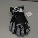 Ski Gloves, Warmest Waterproof and Breathable Snow Gloves for Cold Weather, Fits Both Men & Women,for Parent Child Outdoor (XXS(Fit Kids 4-6 Years), Grey)