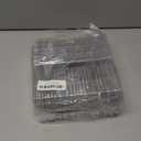 50 Packs Wax Melt Clamshells Molds,Wax Melt Containers,6 Cavity Clear Plastic Cube Tray for Wickless Wax Melt Candles