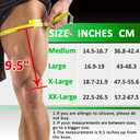beister Thigh Compression Sleeves, Hamstring Support Brace, L