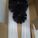 HOKLNUSE Dryer Vent Cleaner Kit Chimney Sweep Cleaning Tools Pellet Stove Cleaner Kit Air Dryer Duct Fireplace Brushes for Easy Lint Cleaning with 4" and 6" Brush Heads (Heavy Duty, 30Feet)