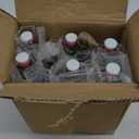 6 Pack [0.48 Liter / 16 fl. oz.] Swing Top Glass Bottles Airtight Flip Top Brewing Bottles for Kombucha, Beer, Wine, Kefir, Soda, Liquor Includes Funnel, 2 Pourers, 6 Seals, 8 Labels & Jute Twine Clear