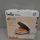 bella Flip-n-Store Waffle Maker with EverGood Ceramic Nonstick Coating, Fits-anywhere Kitchenware, Power Indicator Light, Cool Touch Handle & Cord Wrap, 7 Wide & 1" Deep Plates, 1000 Watt, Oatmilk