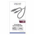 ZGear 6 Foot Silicon Rubber Sync& Charge Cable - Gray