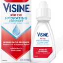 Visine Red Eye Hydrating Comfort Redness Relief and Lubricant Eye Drops to Help Moisturize and Relieve Red Eyes Due to Minor Eye Irritations Fast, Tetrahydrozoline HCl, 0.5 fl. oz