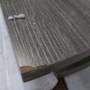 Dining Table Set for 4,Kitchen Table and Chairs for 4, Round Dining Room Table with Upholstered Chairs, 5 Piece Space Saving Circle Wood Kitchen & Dining Room Dinner Dinette Table Set (Vintage, 47In)