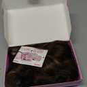 AISI HAIR 14 Inch Brown Mix Blonde Wigs for Women - Shoulder Length Wave Wig with Pre-Cut Lace Hairline, Middle Part Natural Wavy Bob Synthetic Heat Resistant Fiber for Daily and Party