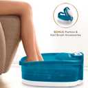 Conair Pedicure Foot Spa Bath with Heat reaching 104 Degrees, Massaging Foot Rollers, Soothing Bubbles, Pumice Stone and Nail Brush Included