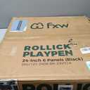 FXW Rollick Unleashed Dog Playpen for Indoor, Yard, RV Camping, 24 inch 6 Panels for Small and Puppy Dogs Patented