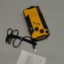 Hand Crank Emergency Radio 7400mWh (2000mAh) Solar Hand Crank Radio Built in 3 Charging Cables AM/FM/NOAA Weather Radio Battery Operated Hand Crank Charger for Emergency Supplies Survival Gear