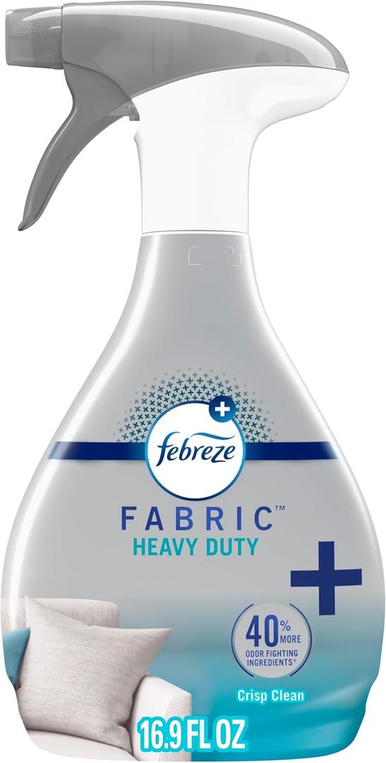 Febreze Fabric Refresher Heavy Duty Crisp Clean Air Freshener (1 Count, 500 Ml)