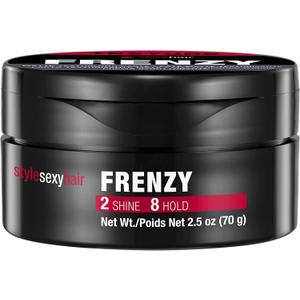 SexyHair Style Frenzy Matte Texturizing Paste, 2.5 Oz | Fullness, Texture and Definition | Helps Create Bulk | Semi-Matte (2.5 Ounce (Pack of 1))
