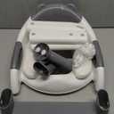 Potty Training Seat SKYROKU Potty Training Toilet with Step Stool Ladder, for Kids Boys Girls Toddlers - Comfortable Safe Potty Seat with Anti-Slip Pads Ladder 8838-Grey