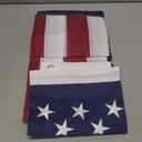 American Flags for Outside 3x5 FT- Heavy Duty US Flag USA Flag with Embroidered Stars, Sewn Stripes & Brass Grommets, Weather-Resistant, 4th of July Decorations