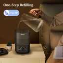 LEVOIT Classic 160 Top-Fill Ultrasonic Cool Mist Humidifier, Super Easy to Fill and Clean, Quiet Operation for Bedroom Home Baby & Plants, Auto Shut-off for Safety, 360 Rotating Nozzle, 2.5L, Black