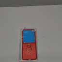 Caka Bling Case for Motorola Razr+ (Plus) & Razr Ultra 2025 Case, with Finger Ring Holder & Built-in Screen Protector, Slim Thin Protective Phone Cover for Razr+ & Ultra 2025 - Red