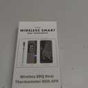 Smart Bluetooth Wireless Meat Thermometer, Real-Time Monitoring Control Digital Thermometer with Smart App, Meat Probe IP67 Waterproof High Accuracy Perfect for BBQ, Oven, Grill & Smoker