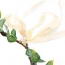 Bubbmi Flower Crown Headband with Red Berry, Elf Fairy Cosplay Forehead Headpiece with for Wedding Festival Masquerade Party Women Girls (FC1587hongguonew)