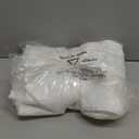 Bailarina Cloth Napkins Set of 120,17x17 inches Dinner Napkins Cloth Washable,Polyester Square Table Cloth Napkin Bulk with Hemmed Edges Ideal for Banquets, Parties and Weddings-White