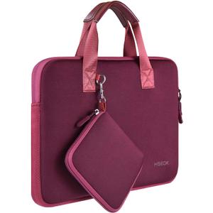 Hseok Laptop Sleeve 13.3-14 inch Case with Small Pouch, Neoprene Computer Bag Compatible with MacBook Pro 14" M4/M3/M2/M1 2025-2021, Mac Air/Pro 13.3" and Most 13-14 inch Notebooks,R02D01