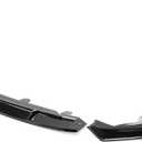 ALMULOO Front Bumper Lip Splitter Spoiler Compatible with 2018-2020 Honda Accord Sedan Gloss Black PP Plastic
