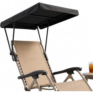 Chair Umbrella with Adjustable Clamp for Beach Chair Beach Umbrella Shade Canopy, 32.321.3 in Sun Protection, Fits Camping, Lawn, Zero Gravity, Lounge, Fishing Chairs & Wheelchairs