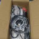 KAISITE Sputnik Chandelier Light Fixture - Modern 5-Light Sputnik Ceiling Light Height Adjustable Gold and Black Hanging Pendant Lighting for Living Room Kitchen Bedroom Hallway Farmhouse