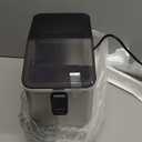 Aeitto Ice Maker Countertop 26lbs/24H, Ice Machine 8 Ice Cubes Ready in 6 Mins, 2 Sizes of Bullet Ice Portable Ice Makers with Basket & Scoop, Auto SelfCleaning for Home/Kitchen/Office Stainless