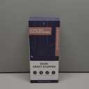 fowong Door Draft Stopper 36" Adjustable Under Door Draft Stopper Soundproofing 30 Inch to 36 Inch Triangle Noise Blocker Seal Large Gap up to 1.7", Easy to Install Grey (Gray)