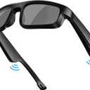 Smart Glasses, Polarized Bluetooth Sunglasses, Built-in Mic & Speakers, Voice Assistant, UV Protection Audio Sun Glass