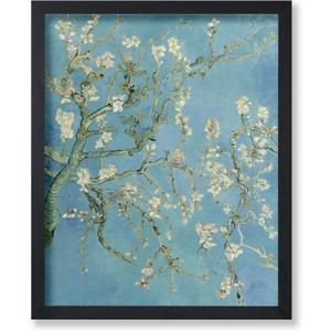 Poster Master Vintage Van Gogh Poster - Retro Almond Blossoms Painting Print - Impressionism Art - Flower Art - Gift for Men, Women - Floral Decor for Bedroom, Living Room - 8x10 UNFRAMED Wall Art (8L" x 10W", Style-08)