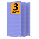 Xinart Cutting Mat for Cricut Maker 3/Maker/Explore 3/Air 2,12x24 Inch, 2 Mats Strong Adhesive Sticky Purple Quilting Cutting Mats Replacement Compatible with Cricut Machines