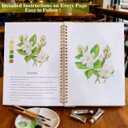 Watercolor Workbooks with 12 Illustractions Beginner Friendly Coloring Book Painting Kit Easy Nature Scenes Paint Set for Creative Exploration Gift for Adults (Seaside, with Palette)