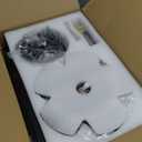 Fanbulous Ceiling Fans with Lights and Remote, 42 inch Low Profile Flush Mount Ceiling Fan,White Modern Ceiling Fan with LED Light for Bedroom Indoor Outdoor-5 Reversible blades, 3CCT, 6 Speeds, Timer (Black)