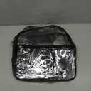 Oraben Clear Backpack for Stadium Events Clear Bag Small Stadium Backpack Waterproof 12x6x12 for Women Men Adult Concert Sports (Black)