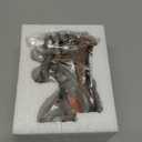 Garden Statues Elephant Outdoor Decor Lights, Lucky Miniature Elephant Statue Solar Garden Decor for Patio,Porch,Home Yard Decor Elephant Gifts for Mom,Women, 2.04"x3.34"x3.93" (Gray)