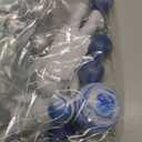 LaVenty Space Cake Toppers Outer Space Astronaut Rocket Stars Cake Decorations for Birthday Party Supplies Baby Shower (Blue)