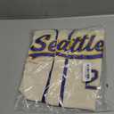 Custom Mens/Women/Youth Seattle Baseball Stitched T-Shirt for Sports Fan (X-Large, Seattle-29#creamy)