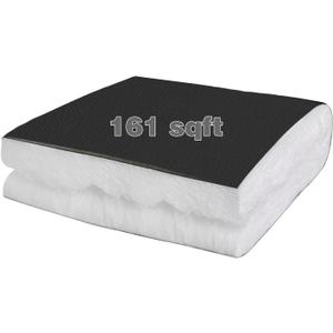 161 SQFT Automotive Camper Van Insulation, Water-Resistant Thermal & Sound Barrier, RV Camper Insulation 59" x 393" (4.9ft x 32.8ft) for Van Conversions, RVs, Trucks