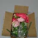 MARTINE MALL 2 Packs Peonies Artificial Flowers, Mixed White Pink Artificial Peonies, Silk Peonies Flowers Fake Peonies Artificial Flowers Peonies Bouquet for Centerpiece Table Wedding Home Decor