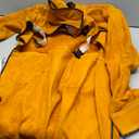 Leather Welding Apron with Sleeves,Heavy Duty Welding Jacket,Heat Flame Resistant Welder Apron for Men (X-Large)