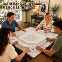 Crane Bamboo Rules Mahjong Mat for Table with Bag
