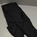 G4Free Maternity Pants Over The Belly Yoga Dress Work Pregnancy Pants Stretchy Lounge Wide Leg Trousers with Pockets (X-Large, Black)