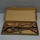 3 Pack Wood Coffee Mug Wall Rack with 9 Hooks Wall Mount Coffee Cup Holder Wooden Espresso Cup Holder Tree Brown Mug Stand Display Wall Mounted Cup Drying Rack for Kitchen Cafe