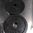 Standard Solid Cast Iron Weight Plates 5LB-for &Dumbbell Handles , 11pcs