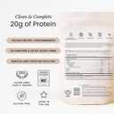 Perelel Triple-Support Plant Based Protein Powder, Creamy Vanilla, 20g Vegan Protein Powder, 3g Creatine Monohydrate, & 5g Prebiotic Fiber per Serving, Dairy Free, No Sugar Added, 15 Day Supply BBD: 01/2028
