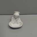 Our Lady of Grace Madonna Icon Statue 5" Porcelain Relic Keepsake Rosary Holder
