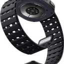 Bandletic Magnetic Silicone Band Compatible with Samsung Galaxy Watch 8 40mm 44mm / Watch 8 Classic 46mm 2025, No Gap Soft Breathable Replacement Strap for Men Women, Black