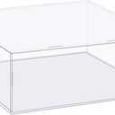 MECCANIXITY Acrylic Display Case Box Clear Dustproof Protection Showcase 10x10x4 Inch for Collectibles Display