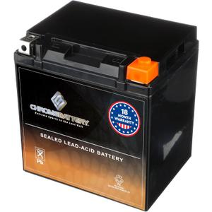 CB CHROMEBATTERY YTX30L-BS 12V 385 CCA AGM  Maintenance-Free 30Ah Battery for Harley, ATV, UTV, Snowmobile, Jet Ski  T3 Nut & Bolt Terminal  Fits Harley Touring, Polaris Sportsman 850